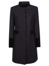 Fay Wool Cloth Coat In Blue