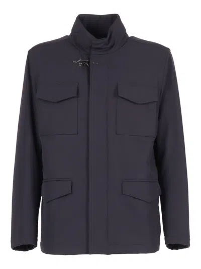Fay Coat In Blue