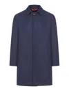 Fay Loden Coat With Hook In Blue