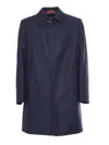 Fay Loden Coat With Hook In Blue