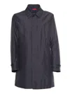 Fay Blue Nylon Morning Raincoat In Blue