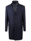 Fay Cappotto Monopetto Easy Db In Blue