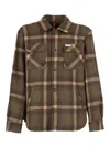 Fay Check-pattern Shirt In Brown