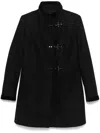 Fay Tailored Jacket With High Collar In Black