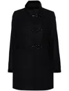 Fay Collar Sleeve Length Trim Coat In Multi