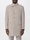 Fay Coat  Men Color Beige In Nude