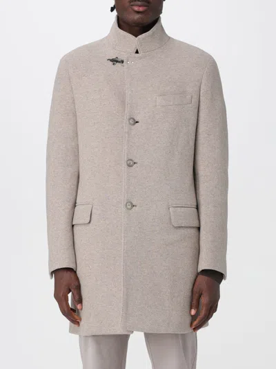 Fay Coat  Men Color Beige In Nude