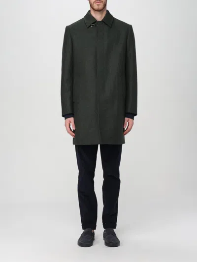 Fay Coat  Men Color Green In Black