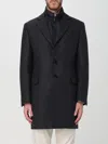 Fay Easy Db Single-breasted Layered Coat In Grau