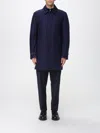 Fay Coat  Men Color Indigo In Blue