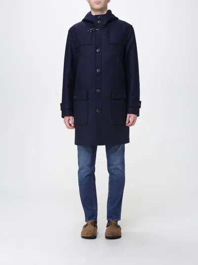 Fay Coat  Men Color Navy In Blue