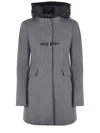 Fay Toggle Coat In Grigio