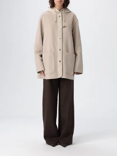 Fay Coat  Woman Color Beige In Brown