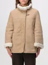 Fay Coat  Woman Color Beige In Brown