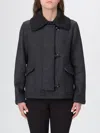 Fay Three-hook Wool Jacket With Removable Ribbed Collar And Iconic Closure In Sand