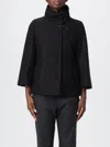 Fay Jacket With Front Pockets And High Collar In Black