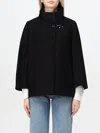 Fay Cappa Mix Materiali Con Gancio Jacket In Schwarz