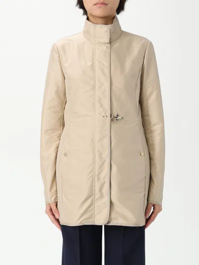 Fay Coat  Woman Color Sand In Neutral
