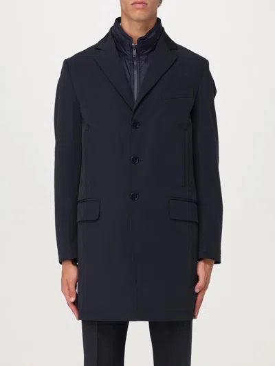 Fay Coat Men  In Blue