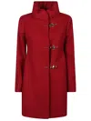Fay Romantic Coat In Red