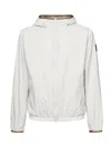 Fay Hooded Nylon Windbreaker Jacket
