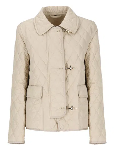 Fay Coats In Neutral