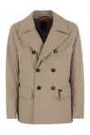 Fay Peacot Double Front Trenches And Coats In Beige