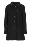 Fay Wool And Cashmere Coat In Black