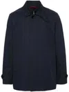 Fay Morning Button-up Jacket In Blue