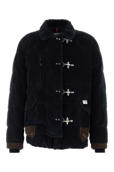 Fay Blue Logo Patch Jacket