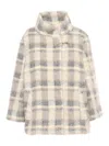 Fay Lined Cape With Hook In Multicolor