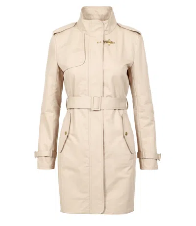 Fay Coats Beige In Neutral