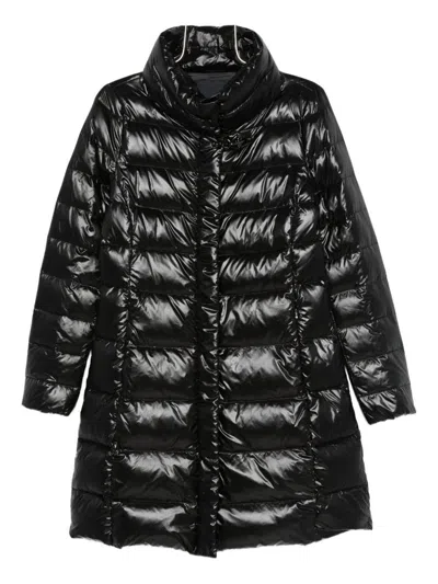 FAY FAY URBAN LONG QUILTED DOWN JACKET WITH GANCIO