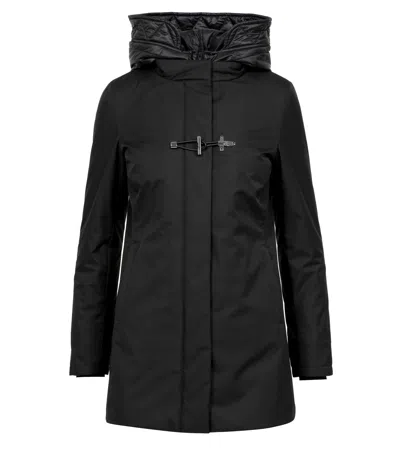 FAY FAY COATS BLACK