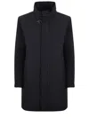 Fay Nylon Jacket In Black