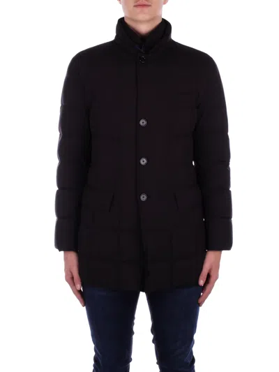 Fay Coats Black In Nero Neri E Grigi