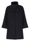 Fay Short High Collar Waterproof Jacket In Black