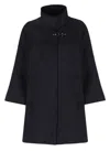 Fay Short High Collar Waterproof Jacket In Black