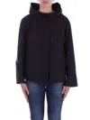Fay Coats Black In Blu Blu