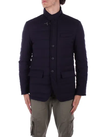 Fay Coats Blue In Blu Blu E Verdi