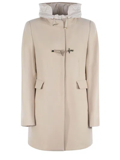 Fay Coats Cream In Pink