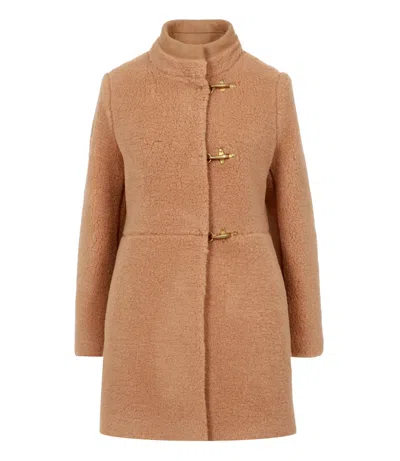 Fay Coats Camel In Brown