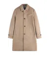 Fay Wool Coat With Hook And Multiple Pockets In Brown