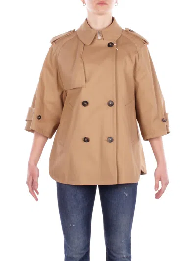 Fay Coats Camel In Brown