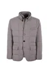 Fay Wool Down Jacket In Neutral