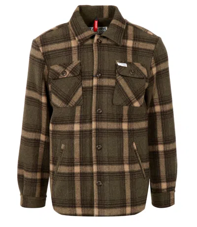 Fay Coats Green In Brown