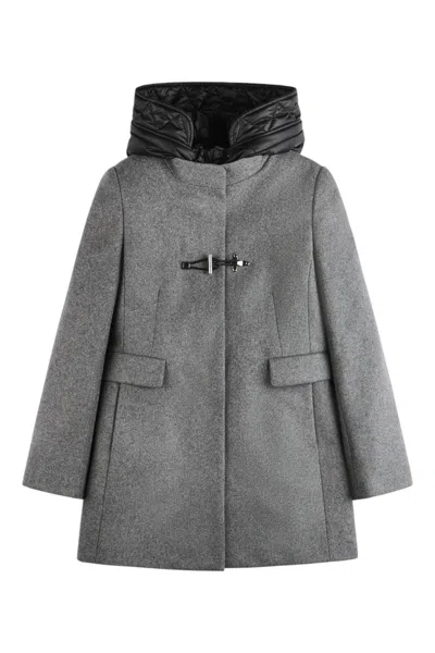 FAY FAY COATS GREY