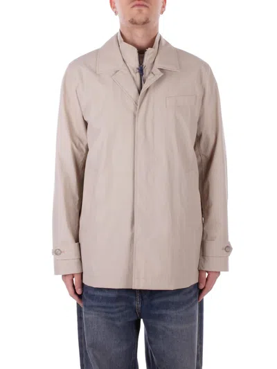 Fay Coats In Mastice Grigio