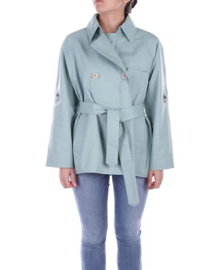 Fay Coats Mint Green In Menta Verde