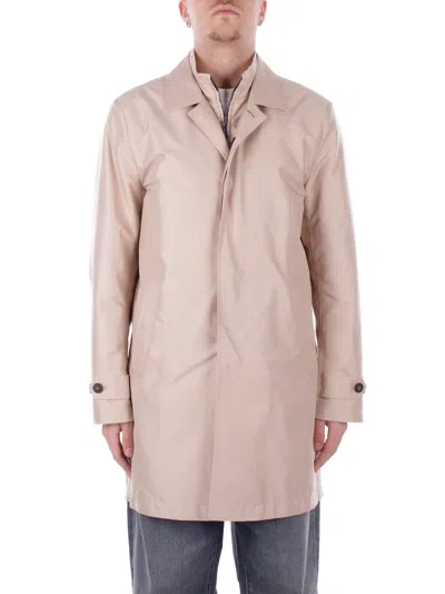 Fay Coats Sand In Sabbia Beige